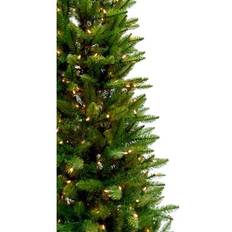 Christmas Time 7.5-Ft Prelit Winter Wonderland Slim Christmas Tree 90"