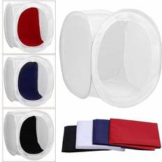 PyxelStudio Photo Studio Shooting Tent Light Cube Diffusion Softbox Kit with 4 Colors Backdrops for Photography Professional Product Shooting Equipment 60x60CM