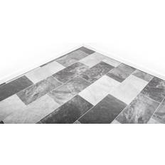 Grandismo Storm Tile Vinyl, 3m x 2m Width Tile Effect Vinyl Flooring Lino Roll 2m & 4m Width