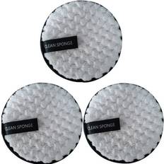 Geni-Store White 3Pcs Makeup Remover Pads Microfiber Reusable Face Towel Make-up Wipes Cloth Washable Cotton Pads Multicoloured