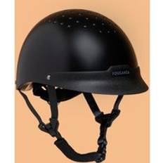 Unisex Riding Helmets Fouganza Reithelm Erwachsene/Kinder schwarz XS/48-52cm