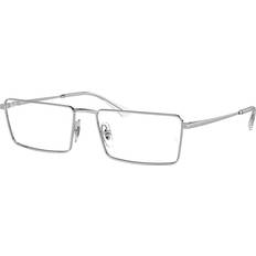 Unisex Briller & Lesebriller Ray-Ban Unisex Emy Silver Clear Lenses Polarized 56-17