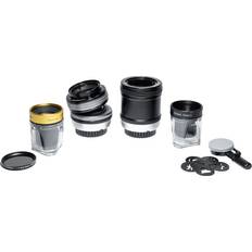 Lensbaby Kameraobjektiv Lensbaby Twist 60mm f/2.5 + 50mm f/2,5 Double Glass II Optic Swap Kit Fuji X