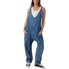 Women - XS Jumpsuits & Overalls Free People We The Free High Roller Jumpsuit - Sapphire Blue