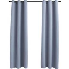 vidaXL Curtains 2 Blackout Window Blinds