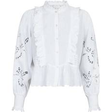 Neo Noir Petrine Embroidery Shirt - White