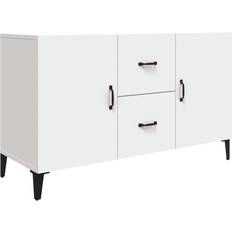 vidaXL Engineered Wood White Skænk 100x60cm
