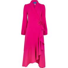 Cras Lotus Dress - Fuchsia Pink