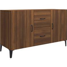 vidaXL Engineered Wood Brown Oak Buffet 100x60cm