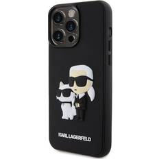 Karl Lagerfeld Handyhüllen Karl Lagerfeld 3D Rubber Karl & Choupette NFT Case for iPhone 15 Pro Max