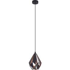 Eglo Carlton Black Pendant Lamp 20.5cm