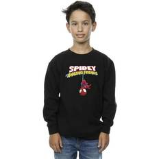 Marvel Collegegensere Marvel Spider-Man Hanging Upside Down Sweatshirt Black Years