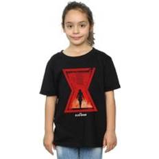 Marvel Black Widow Movie Icon Silhouette Cotton T-Shirt 3-4 Years
