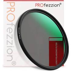 PROfezzion 58MM Cirkulärt Polarisationsfilter med Flera Beläggningar HD 12-lagers CPL-filter för Canon EOS 2000D 1300D 1200D 850D 800D 750D 700D 650D 200D 250D med EF-S 18-55mm Kitobjektiv