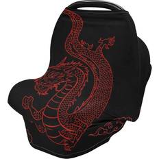 Black Summer Cover Vnurnrn Dragon Stretchy Baby Car Seat Cover