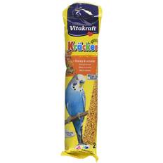 Vitakraft Budgie Kracker Bird Food Honey-Sesame, Pack 7
