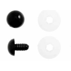 Toy Eyes Solid Eyes 9mm Black CF047