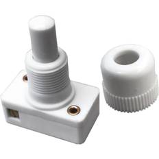 Omeg OMEG B1NORLW6LW B1NORLW6LW Pushbutton 250 V AC 1 A 1 x Off/On momentary L x W 22 mm x 12.3 mm 1 pcs