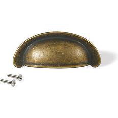 Pomos de armario rebaja Tirador Para Mueble Intereje 64 mm Zamak Bronce Emuca