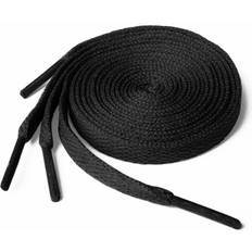 Shoe Care & Accessories Selloria Flat Cotton Shoe Laces Black Flat Cotton Shoe Laces Shoelaces Football Boots Trainer Shoes