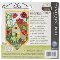 Dimensions Mumm Counted Cross Stitch Kit 5"X8"-Summer Banner 14 Count