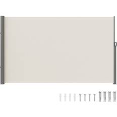 Beige Terassmarkiser VEVOR Retractable Side Awning 71'' x 118'' Outdoor Privacy Screen