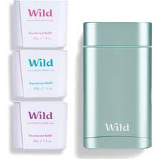 Wild Toiletries Wild Natural Refillable Deodorant Aluminium Free 3 x 40g