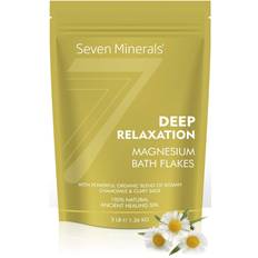 Organic Bath Salts Seven Minerals Deep Relaxation Magnesium Chloride Flakes 3 lb