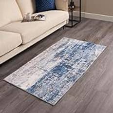 OHS Abstract Blue Area Rug 160 x 230 cm Blue
