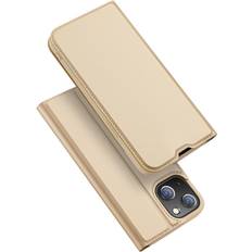 Apple iPhone 13 mini Plånboksfodral Dux ducis Skin Series Plånboksfodral iPhone 13 Mini Gold