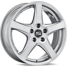 Car Rims MSW Alufelgen 78 6,5x16 et 43 5x112, 00 full silver - Silber 6.5J.5