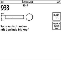 Sexkantsskruv M16 M6S 10.9 DIN 933 5-pack M16x280 mm