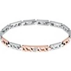 Maserati Iconic Two Tone Steel Bracelet JM124AVD37 - Stainless Steel Gold Rose