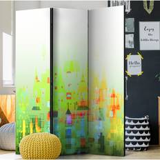 Gold Room Dividers Metro Lane Goldy Abstract City Room Divider