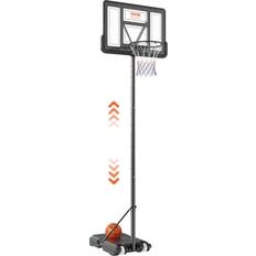 Hoop and Goal 5 to 7 ft. Adjustable Height Portable Backboard System