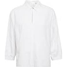 InWear Clothing InWear Damen Damenbluse, 3/4-Ärmel, lässig, geteilt, V-Ausschnitt, Tunika Shirt, Pure White