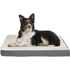 Petmaker Orthopedic Dog Bed 2-Layer Memory Foam Bed Sherpa Cover