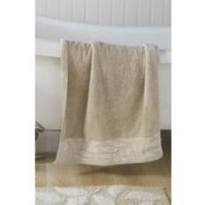 Natural Bath Towels Dreams & Drapes 'Lacie' 100% Cotton Bath Towel Natural