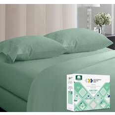 California Design Den 5 Star Luxury Thread Bed Sheet Green