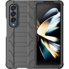 Nakedcellphone Case for Samsung Galaxy Z Fold 4, Special Ops Tactical Cover Matte Black