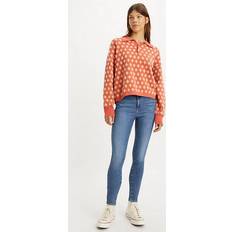 Levi's High Rise Super Skinny Jeans - Blue