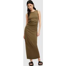 AllSaints Women Dresses AllSaints Katarina Jersey Dress 14, OLIVE
