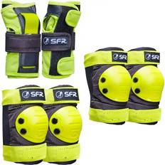 SFR Inlines & Rullskridskor SFR Youth Ramp Triple Protection Set - Black/Lime