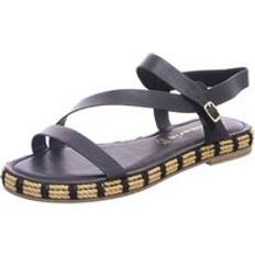 Pelle Sintetica Sandali con tacco Tamaris Sandali 28131-001 - Nero