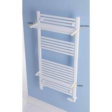 Eastbrook Haddenham Vertical Straight Heated White
