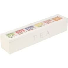 URBN Living Wooden Box Tea Caddy