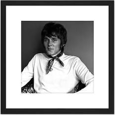 Metal Framed Art ARTERY8 Warren Singer Billy Fury Photo 8X8 Square Framed Art