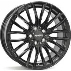 20" - 5/120 - 8,5" Autofelgen Monaco WHEELS GP2 black glossy 8.5Jx20 5x120 ET35