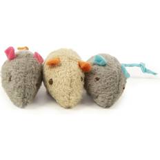 Winwin Soft Plush Catnip Mice Cat Set 3