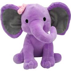 Elephant Soft Toys Dinamr Purple, 25cm/9.84in Elephant Plush Toy Soft Long Nose Doll Baby Sleeping Pillow Kids Cushion Gift